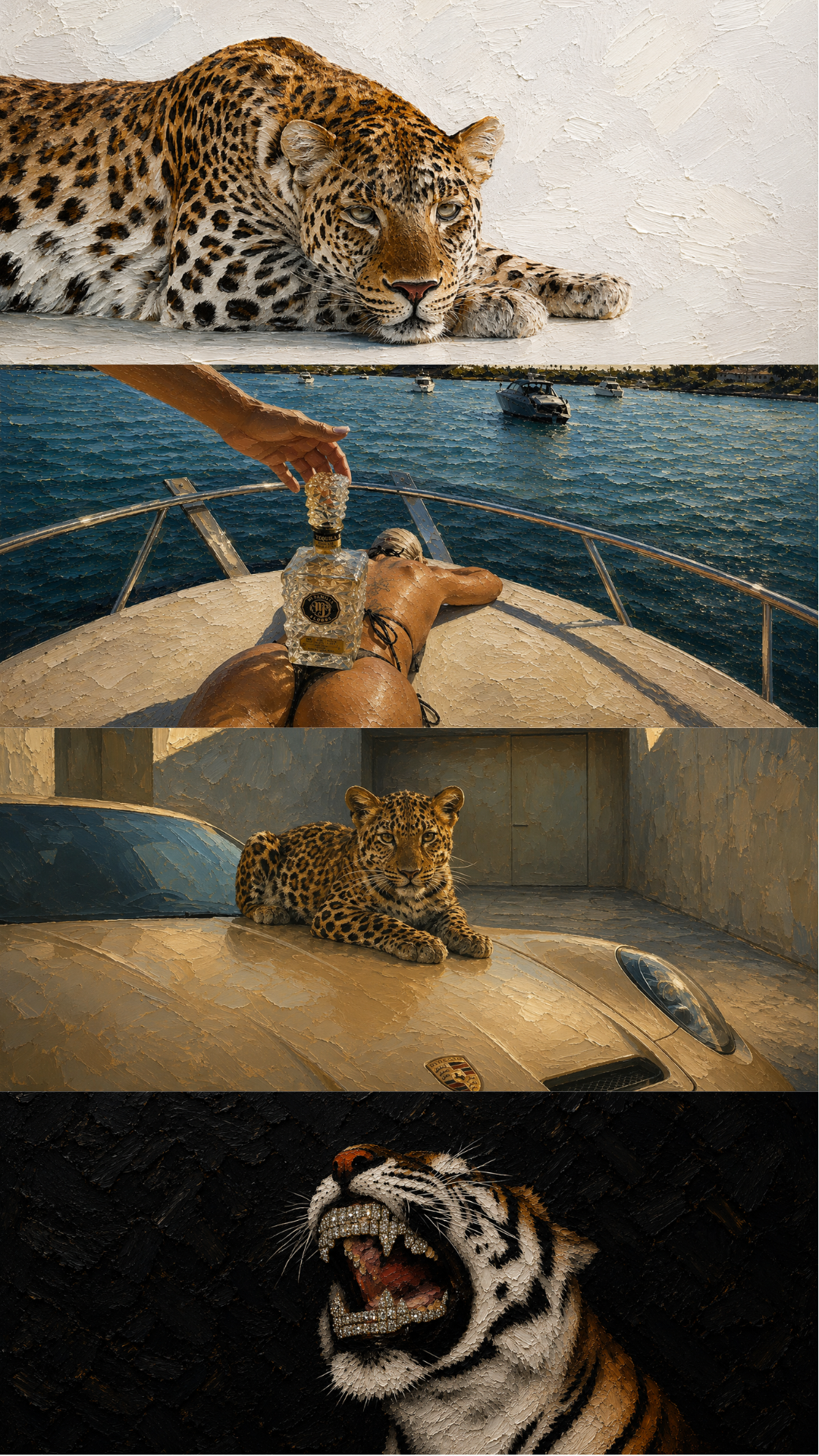 Riviera Vol.1 wallpapers showcased in a scene collage