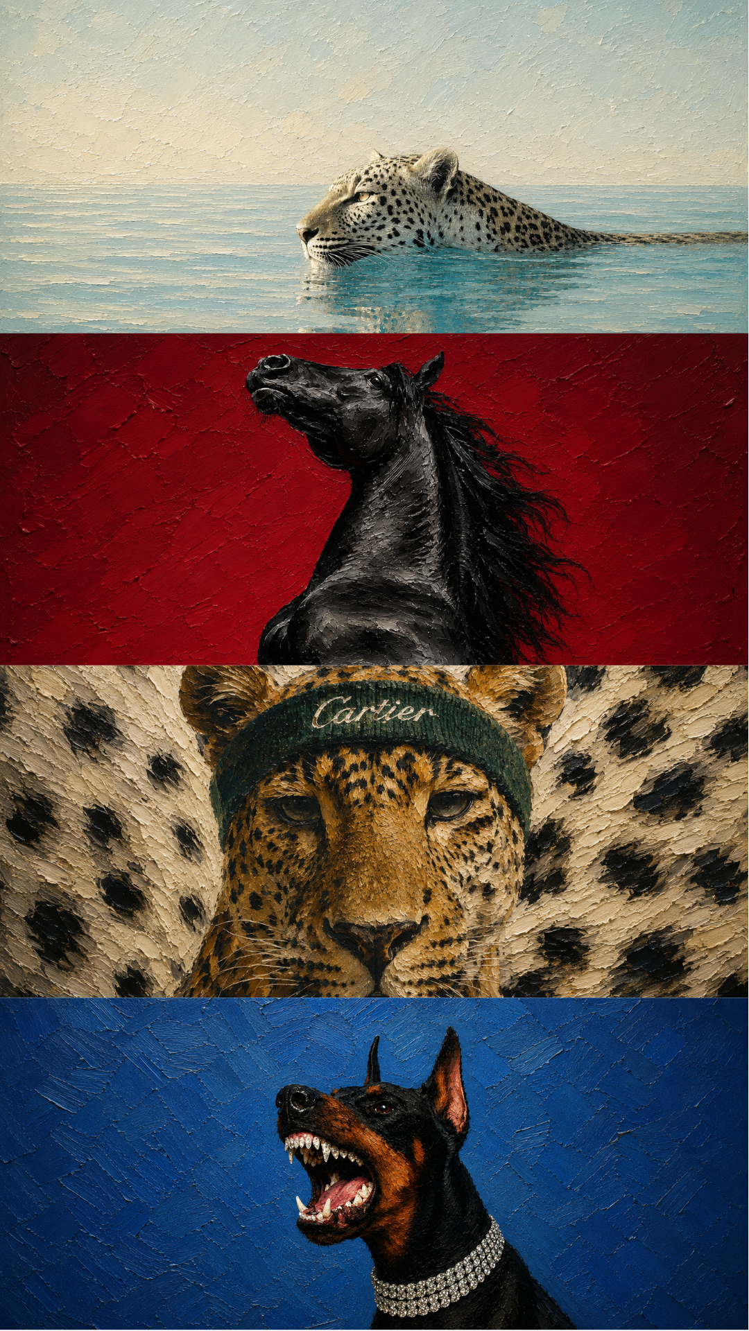 Riviera Vol.1 wallpapers showcased in a scene collage